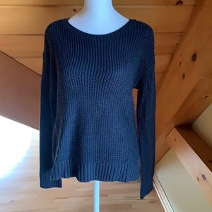 Moral Fiber navy sweater women’s size L